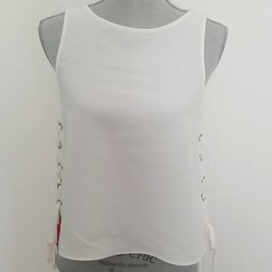 NWT Rag and Bone Lace-up Top sz Small